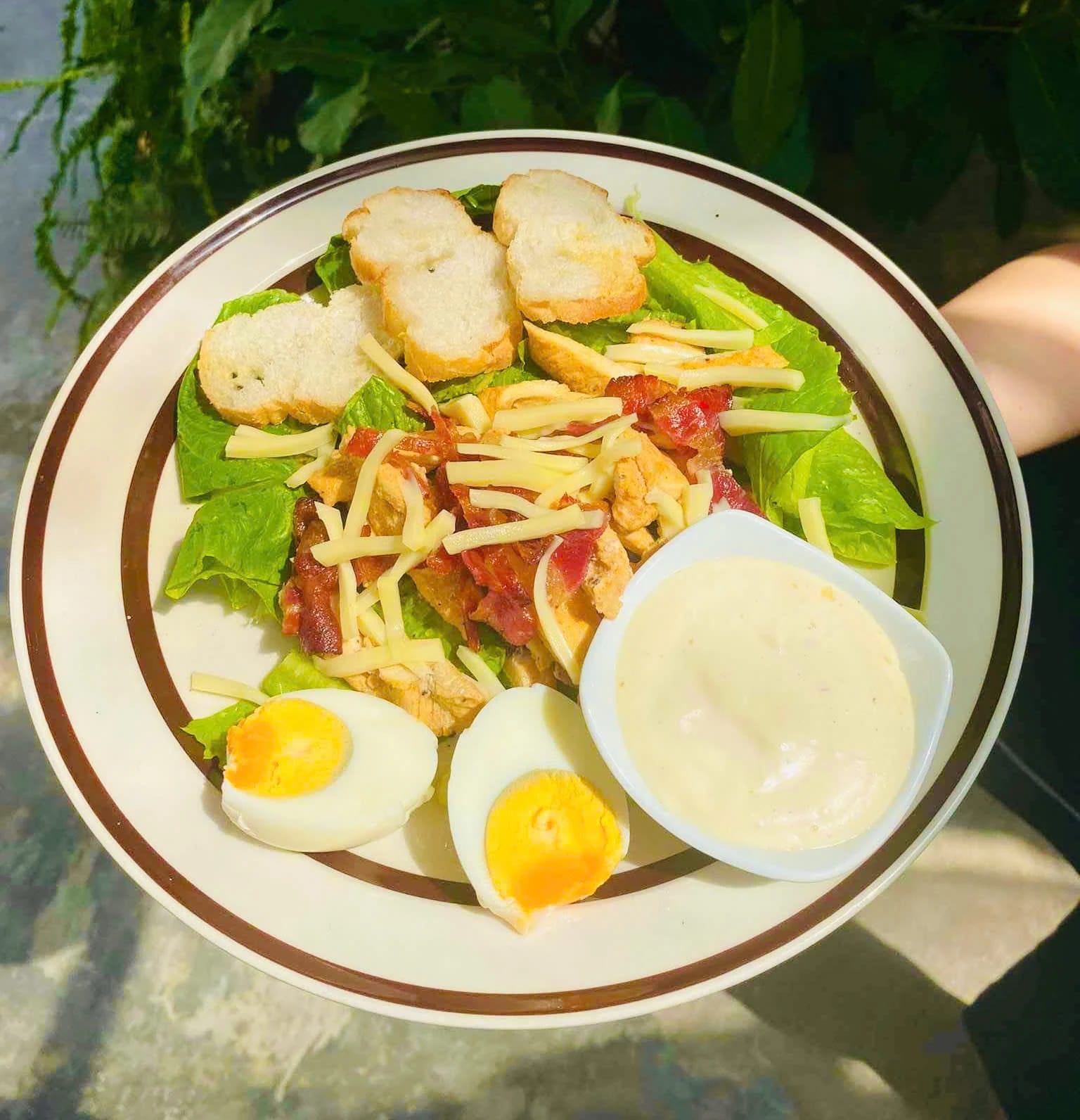 Salad Gà Rau Romaine